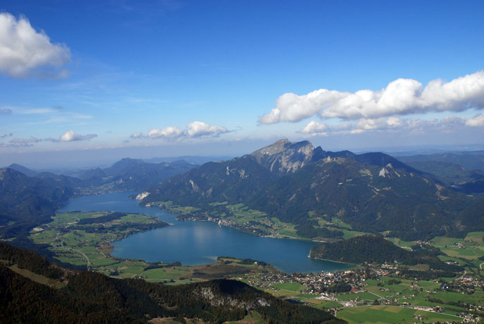 Достопримечательность Австрии - озеро Вольфгангзе